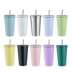 Stainless steel insulated coffee cup