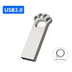 metal Bear paw usb drive